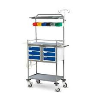 Crash Cart Trolley Mild Steel