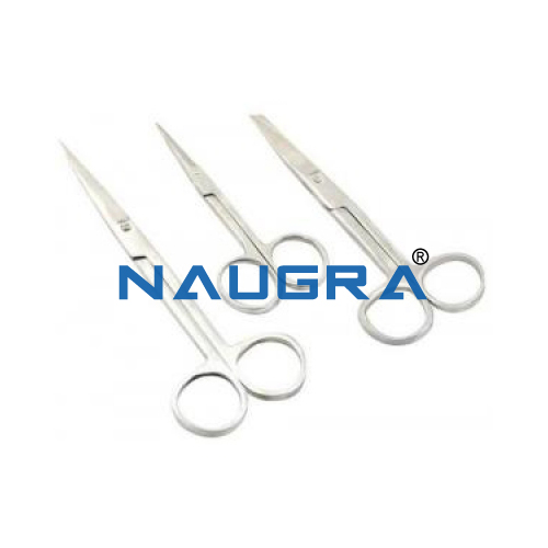 Biology Lab Dissecting Scissors 125mm