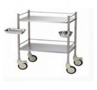 Medicine Trolley with Bowl and Tray