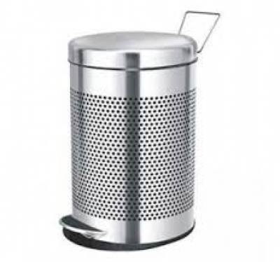 Hospital Waste Bin Metal Perforated with Pedal