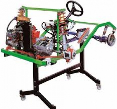 Chassis with Carburettor Petrol Engine Cutaway