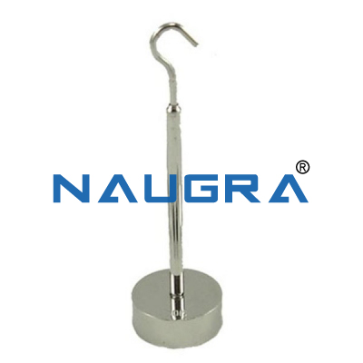 Hanger for Slotted Weight Steel Nickel Plated
