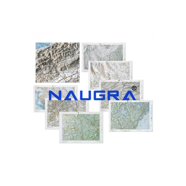 Naugra Landform Relief Maps