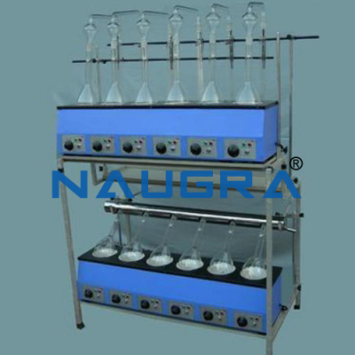 Naugra Lab Kjeldhal Digestion and Distillation Units Combined