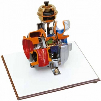 Variable Geometry Turbocharger Cutaway