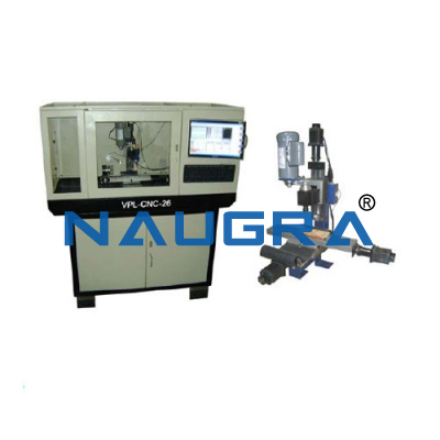 Naugra Lab CNC Milling Machine with Cabinet and PC