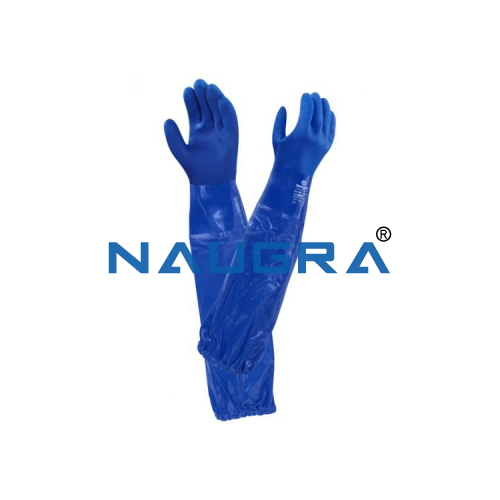Thermal Protection PVC Guntlet Gloves