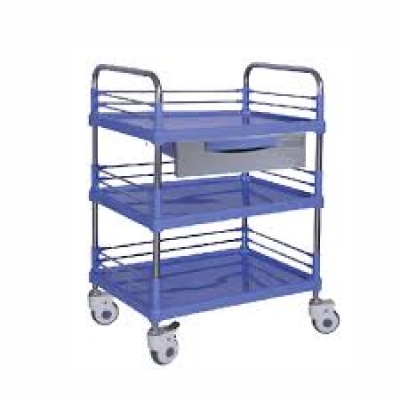 Instrument Treatment Trolley ABS 3 Shelves