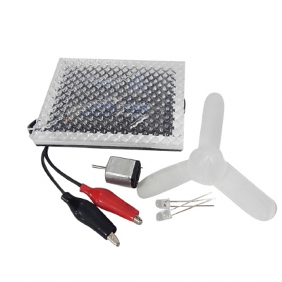 Solar Cell Kit with Motor, Propeller and Bulbs