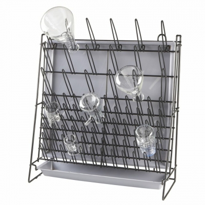 Draining Rack with Drip Pan