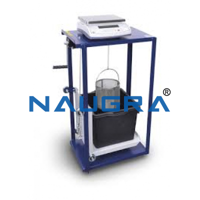Hydrostatic Weighing Frame With Scale, Water Tank and Hook