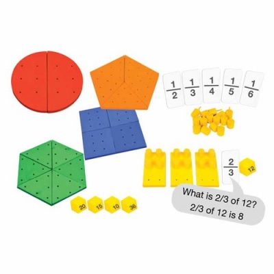 Fractions in Shapes Educational Kits