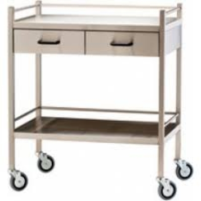 Medicine Trolley 2 Drawer 1 Shelve