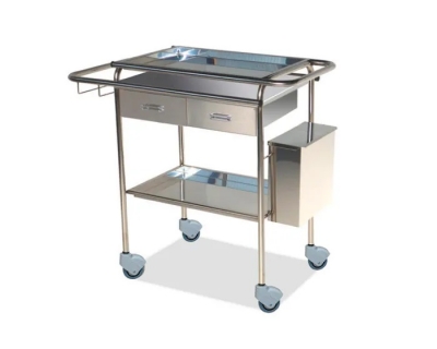 Dressing Trolley with Drawer and Dustbin