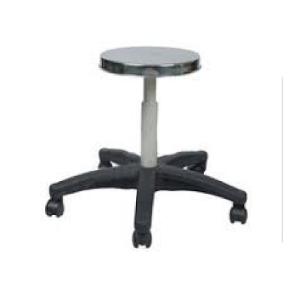 Revolving Stool SS with Wheels