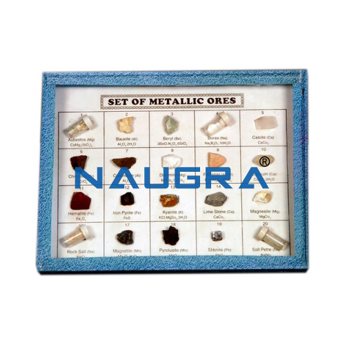 Educational Lab Metallic Ores Set