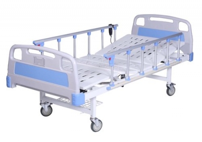 Hospital Full Fowler Bed ABS Panel and Collapsible Railings