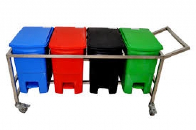 Waste Bin Color Coded 32L