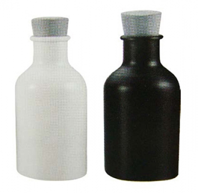 Set of Heat Energy Absorption of Black-White Bottles