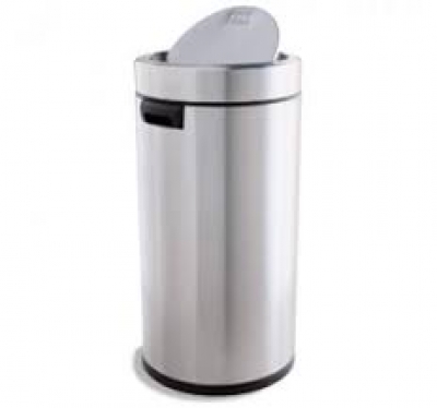 Hospital Waste Bin Metal with Flap Lid