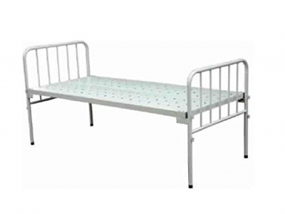 Hospital Plain Bed Standard Laminated Panel with Wheels