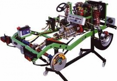 Chassis with DOHC Multipoint EFI Petrol Engine Cutaway