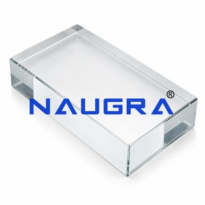 Physics Lab Glass Slab