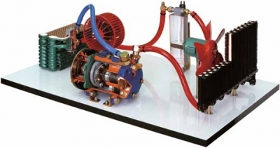 Air Conditioning Cutaway for Automotive Lab