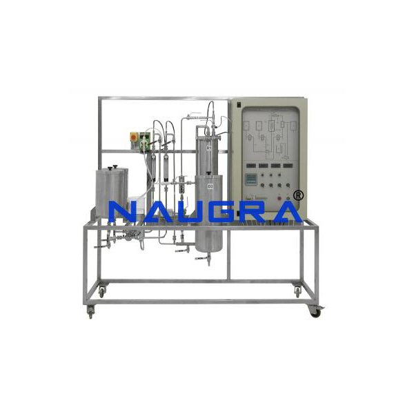 Manual Stirred Continuous Reaction Pilot Plant With Reactors In Series