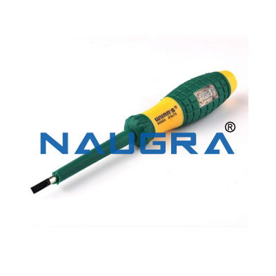 Electrical test screwdriver