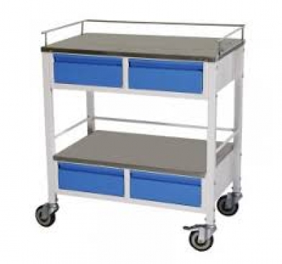 Medicine Trolley 4 Drawer