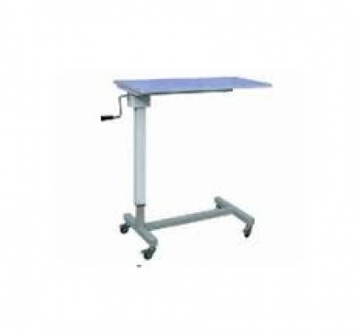 Overbed Bedside Table Adjustable 2 Section