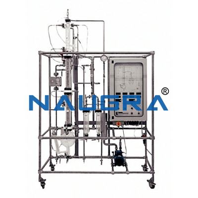 Manual Batch Distillation Pilot Plant with Data